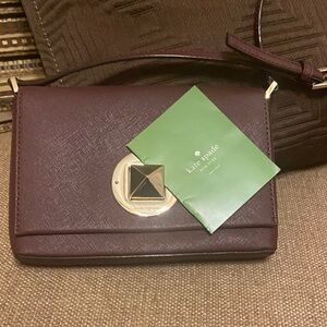 Like new Kate Spade burgundy crossbody